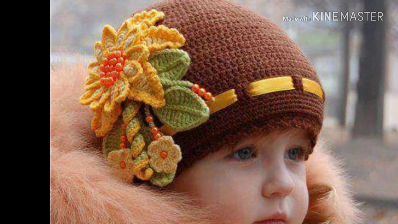 50 estilos de GORROS TEJIDOS para NIÑA 2018 (knitted girl's hat)❤️😍💜