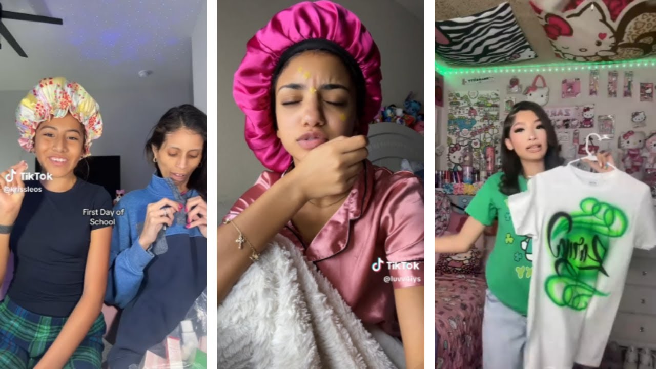 GRWM FIRST DAY OF SCHOOL! 𝜗𝜚⋆₊˚ | first day of school tiktok compilation