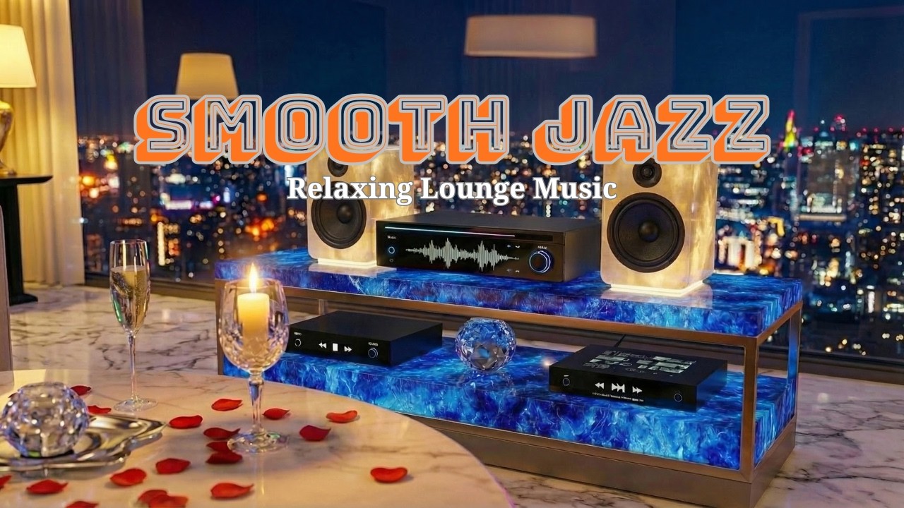 City Lights Smooth Jazz - Late Night Saxophone Lounge Music