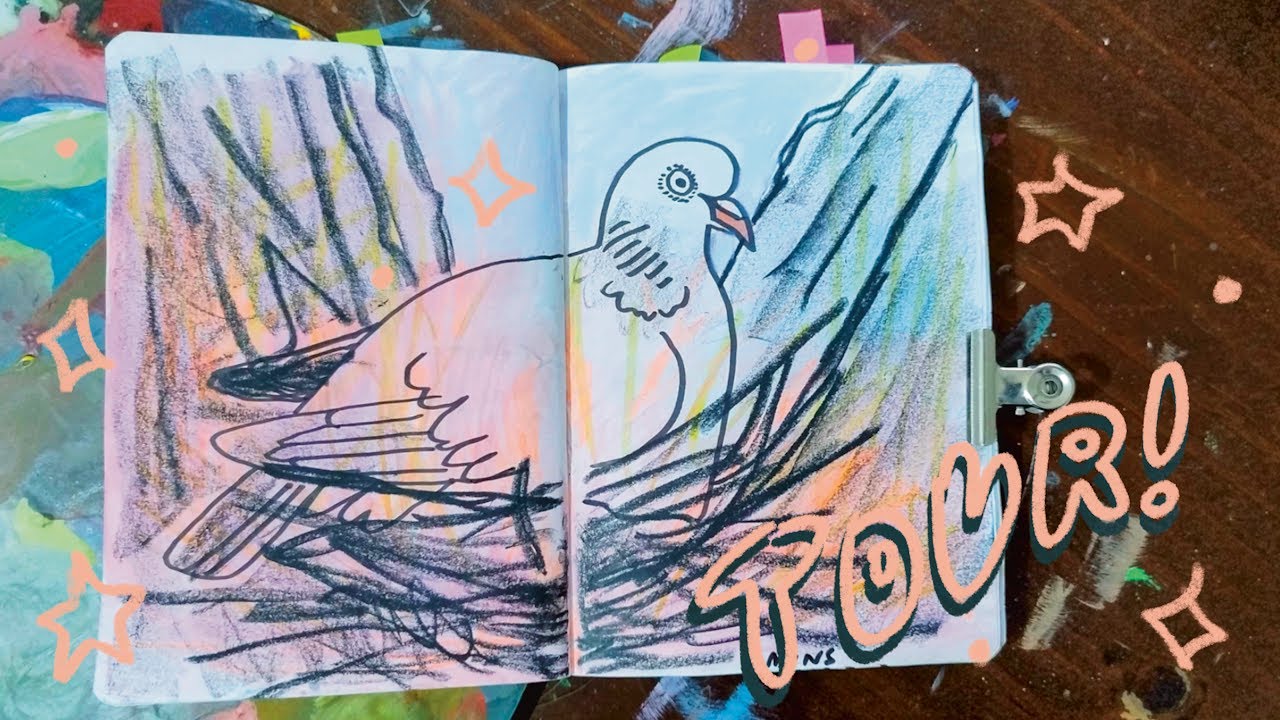 ∗ Another Sketchbook Tour! ∗ Clairefontaine Plain Notebook ∗ Nov '24 - Feb '25 ∗