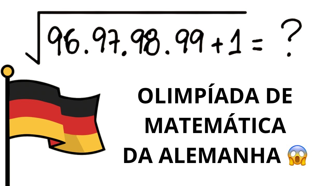 CAIU NA OLIMPÍADA ALEMÃ DE MATEMÁTICA 😱