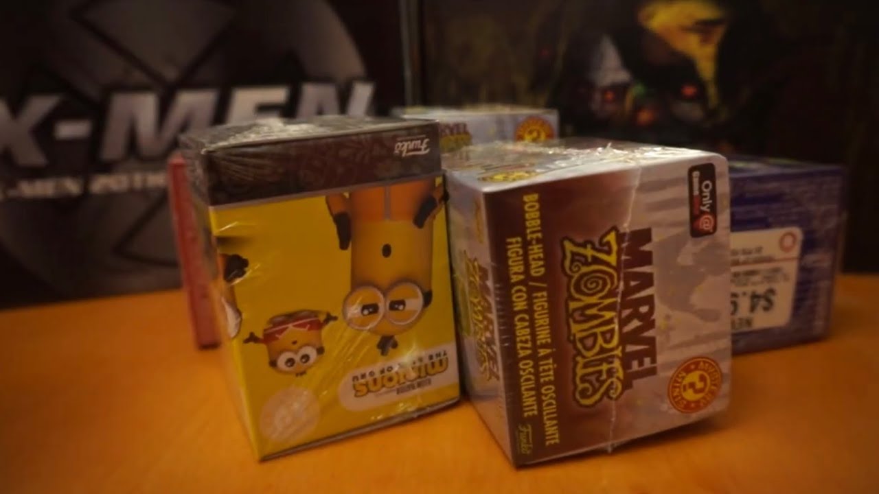 Распаковка 5 фигурок Мистер и Минес от Funko