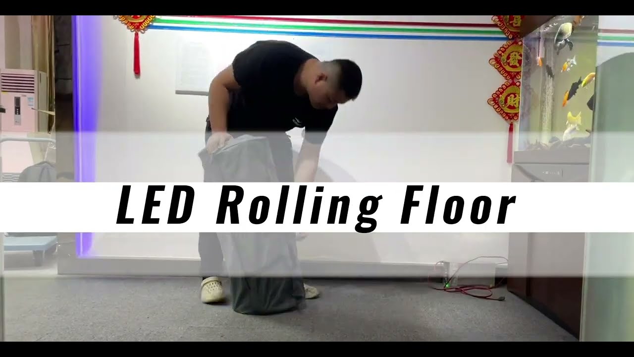 SCENICO- LED Carpet Screen-Rolling Floor Screen