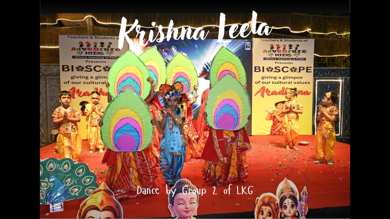 Mesmerising performance by Group 2 students of LKG, Adventure Kids, Gwalior