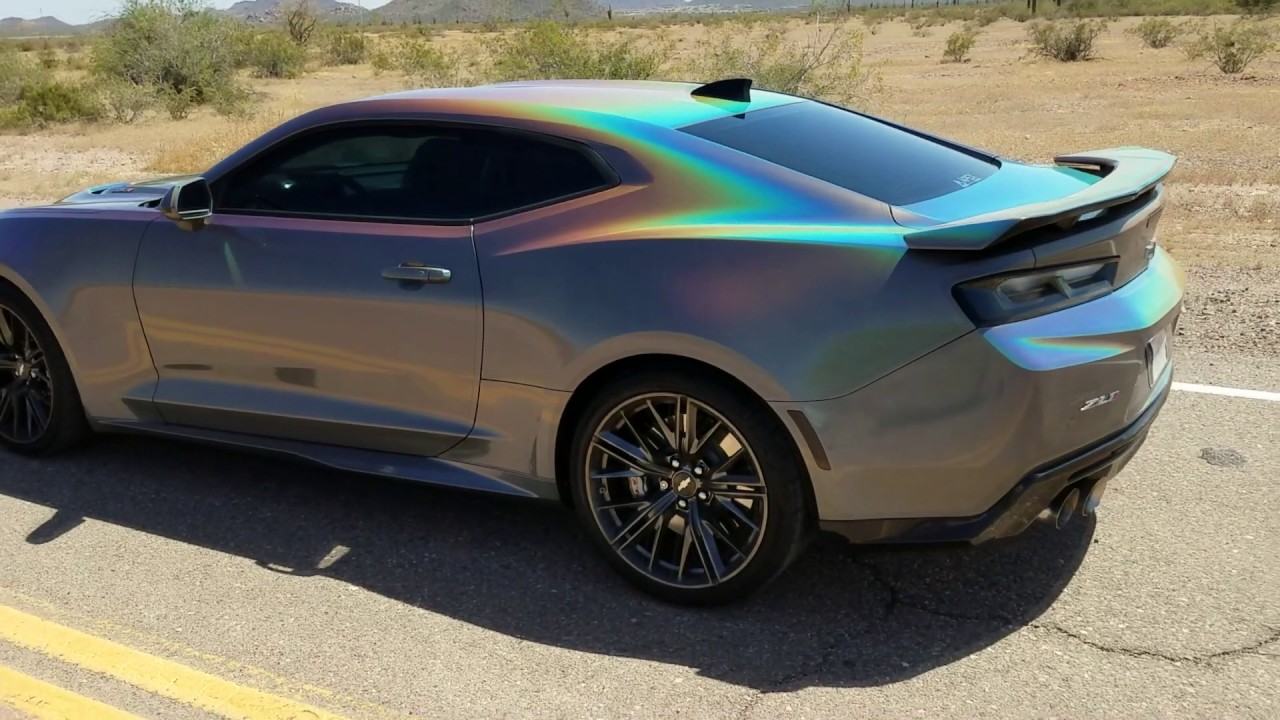 ZL1 Wrapped with 3M Gloss Psychedelic Flip