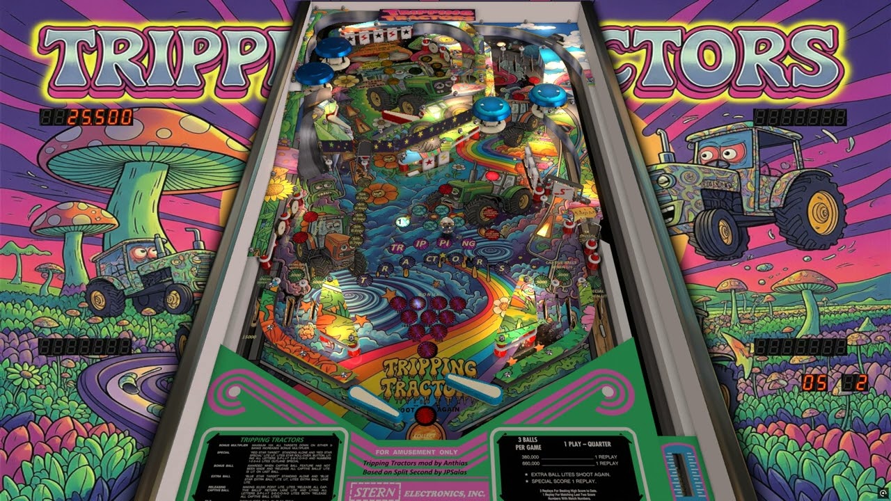 Tripping Tractors Pinball VPX