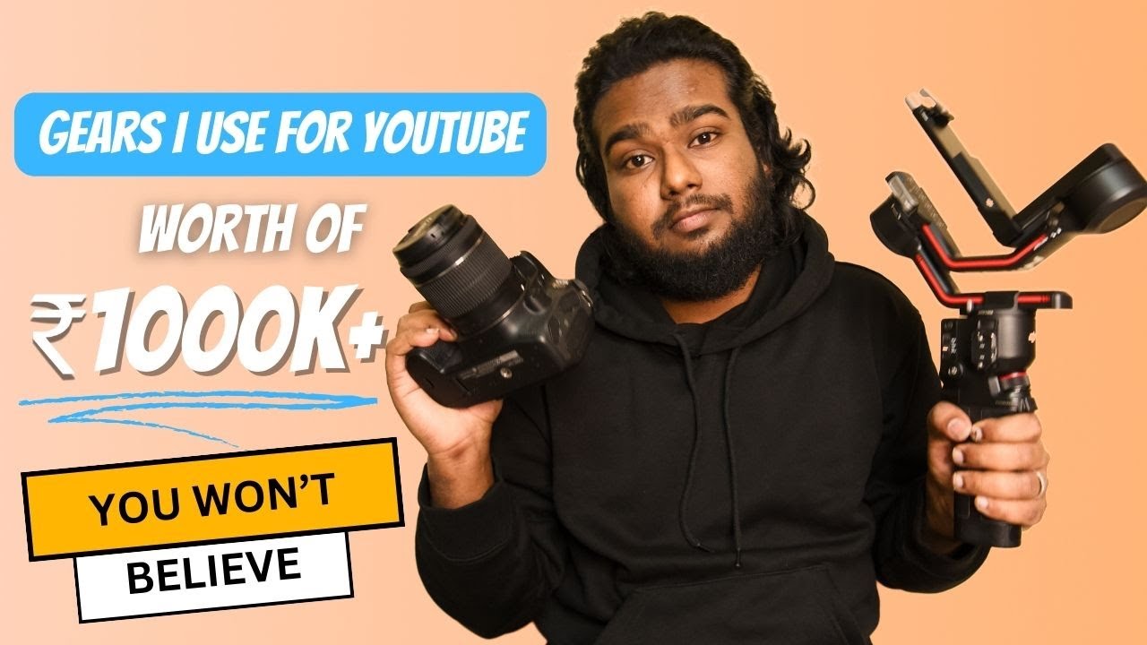 ₹10+ LAKHS WORTH OF YOUTUBE GADGETS 🔥| What's In My Tech Bag | 2024