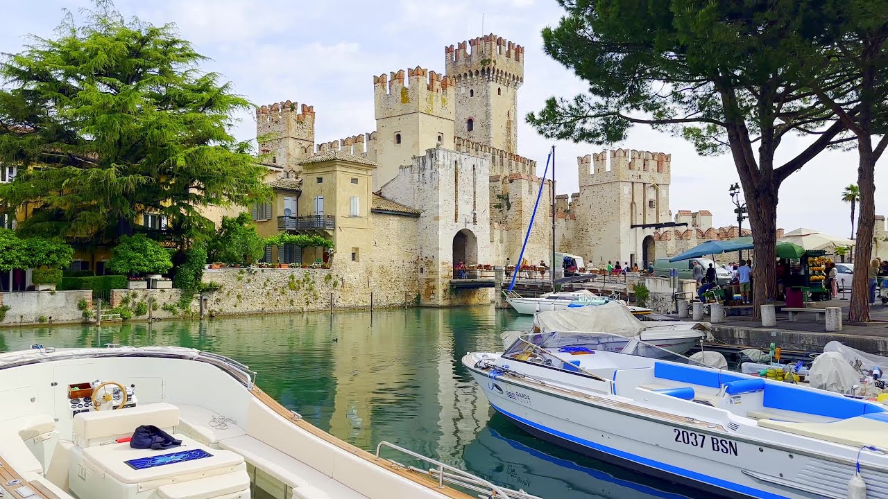 4K HDR Sirmione  - Lago di Garda  - Italy.