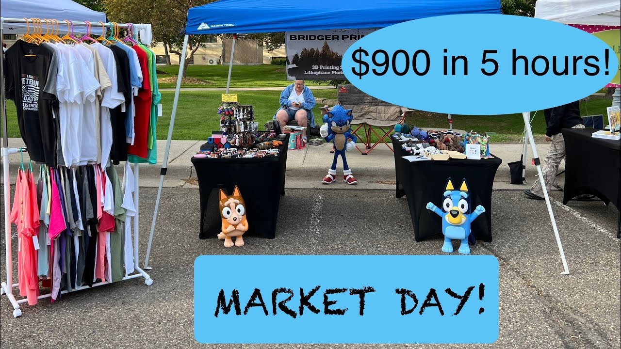 3D Printing Business Ep5 | First Farmers Market of 2025