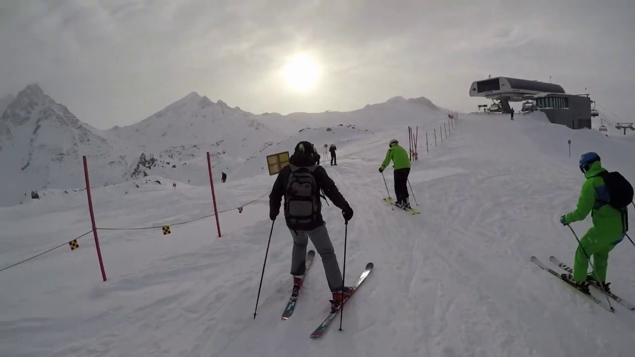 Piste 7 7a 1a red, Ischgl, Austria