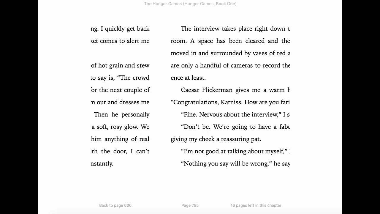The Hunger Games: Chapter 27 Audio