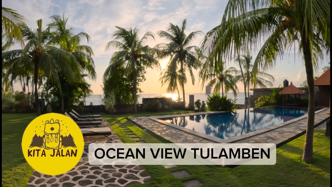 Di belakang hotel langsung kapal karam USAT Liberty I Ocean View Dive and Resort Tulamben Bali