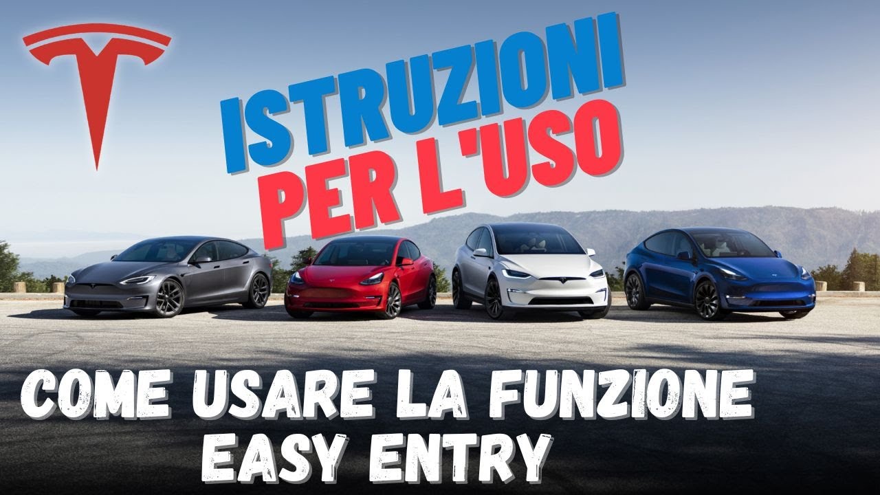 La funzione Easy Entry su una Tesla⚡️Istruzioni per l'uso