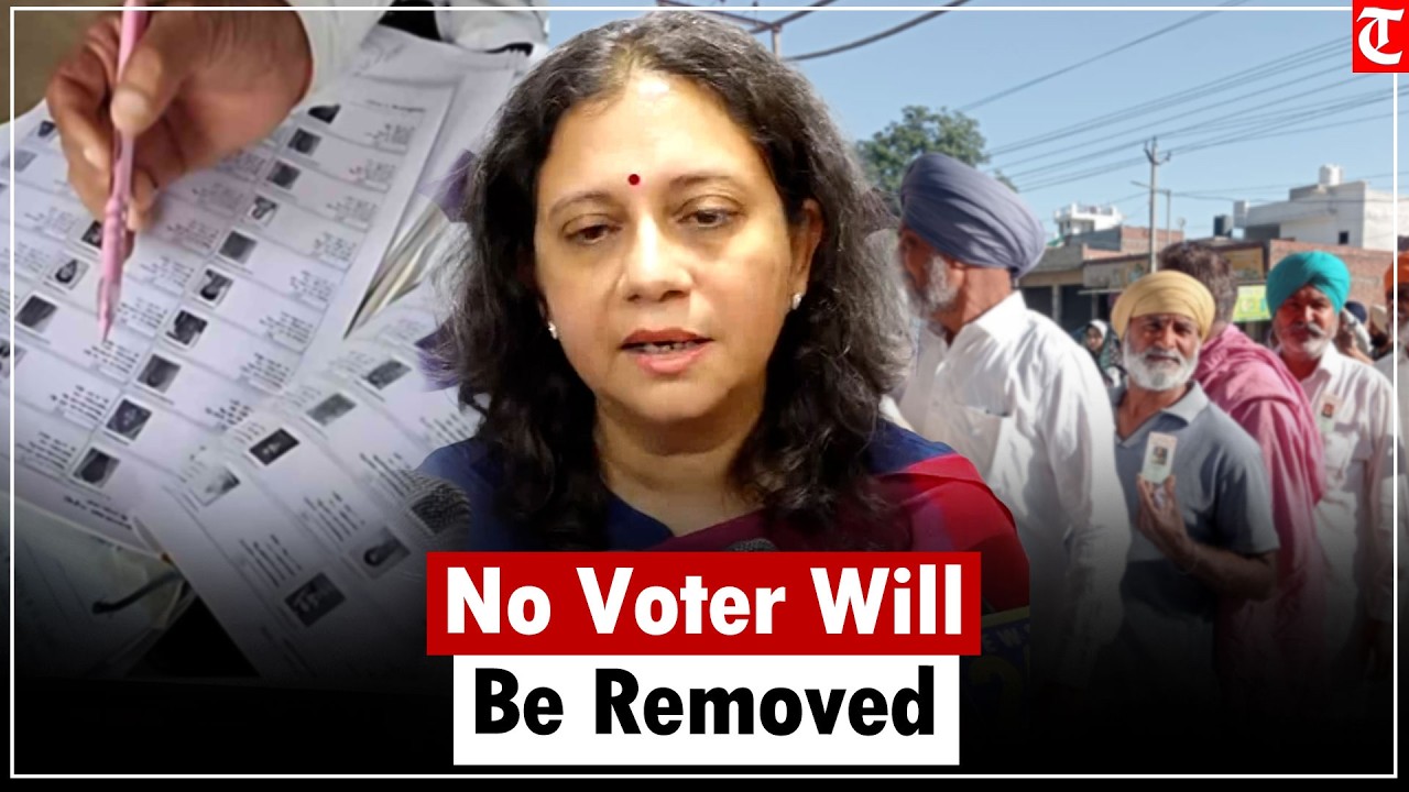 No Voter Will Be Removed, Says CEO Punjab on SIR Process
