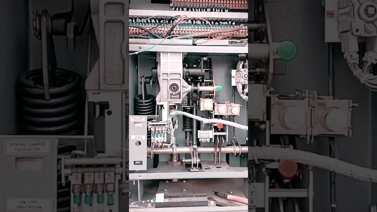 33kv VCB spring charging #shots