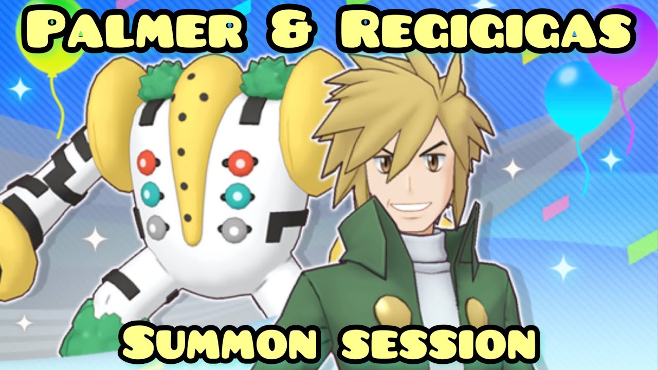 Palmer & Regigigas Summon Session | Pok&eacute; Fair Scout in Pok&eacute;mon Masters EX #summon