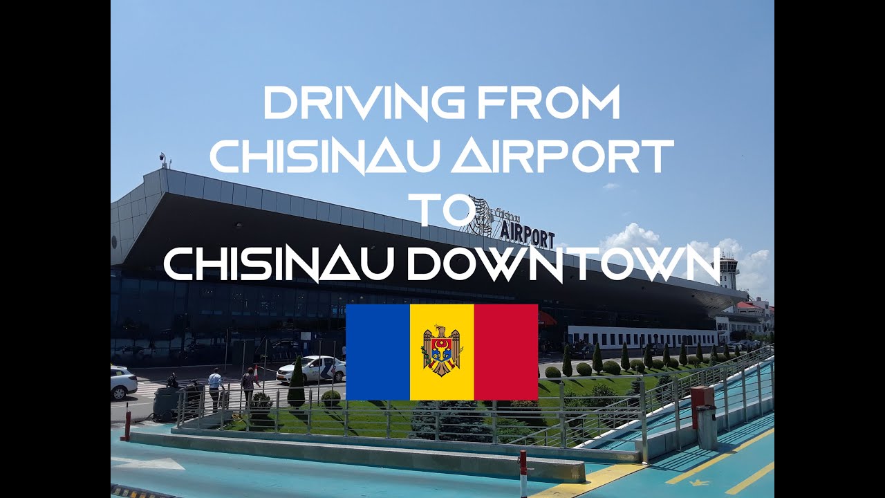 Chisinau: Driving from Airport to Chisinau Downtown, Moldova