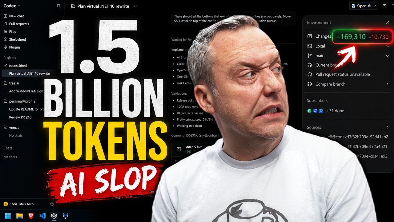 I Spent 1.5 Billion AI Tokens on Absolute Slop