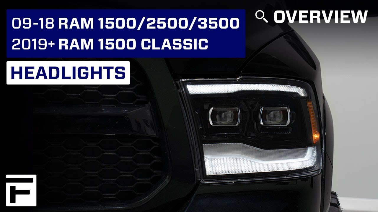 2009-18 & 2019+ RAM 1500 Classic LED Headlights | FORM Lighting