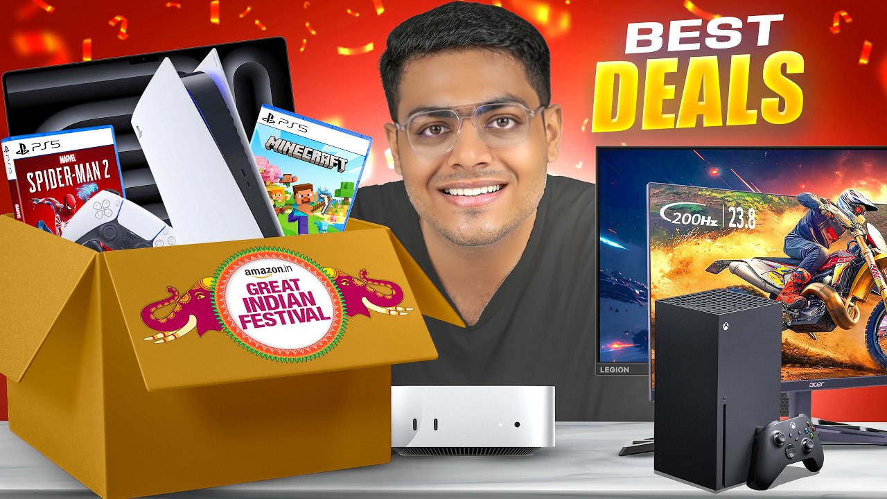 Cheap Gaming Laptops, Consoles, Games & More 😱 | Best Deals In Amazon Great Indian Festival Sale 🔥