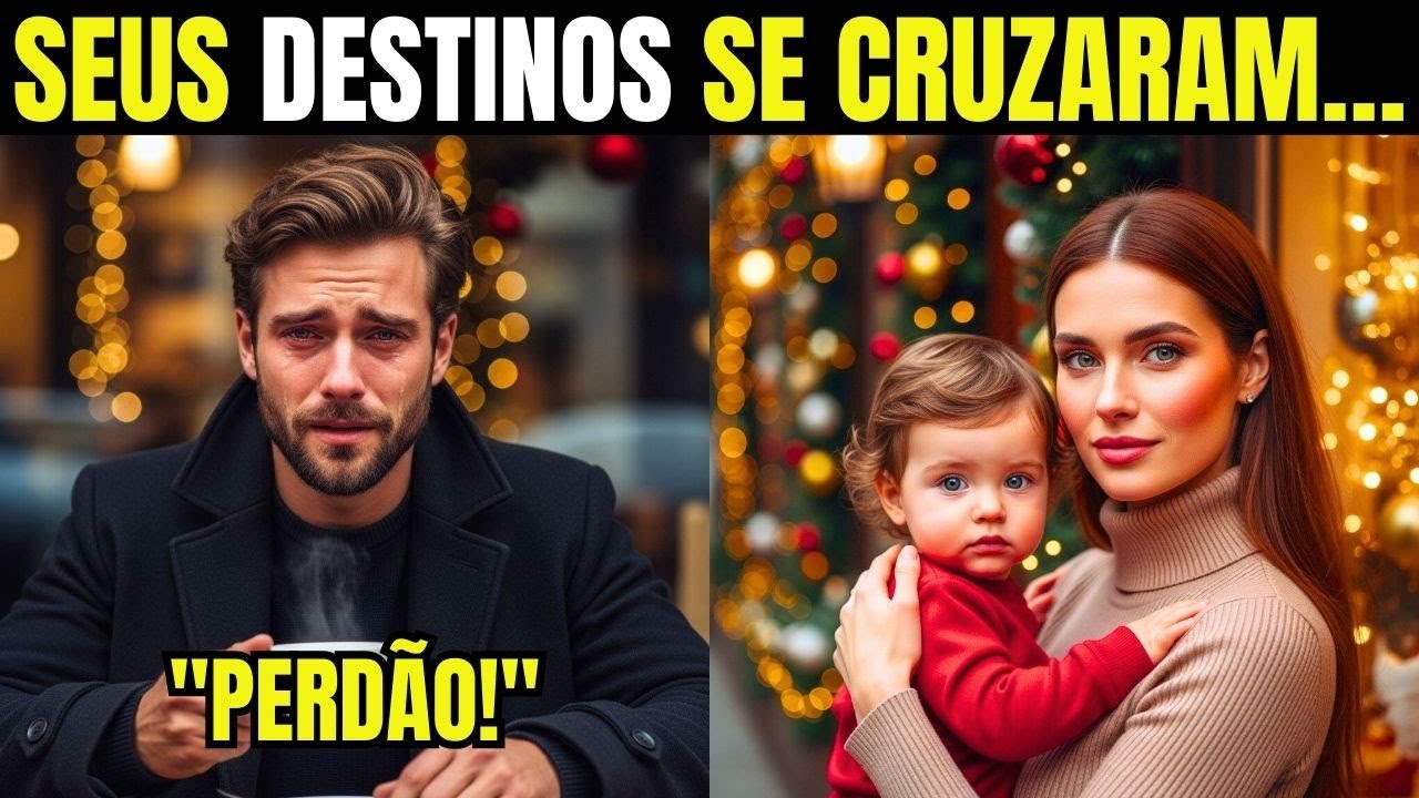SOZINHO NO NATAL, O MILIONÁRIO VÊ A EX-ESPOSA ENTRAR NA CAFETERIA COM SUA FILHA