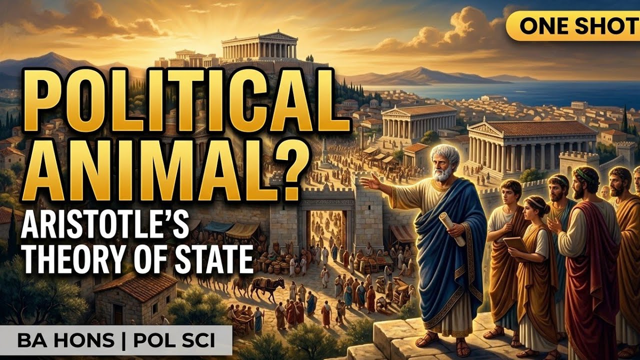 Conception of State : Aristotle's Theory of State ||Aristotle's Philosophy and Politics||