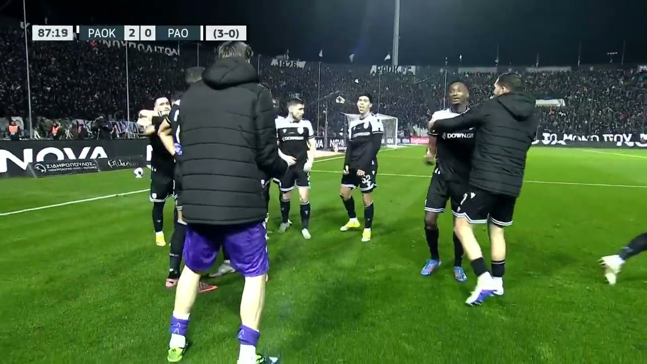 PAOK-ul lui Răzvan Lucescu s-a calificat în finala Cupei Greciei, după victoria cu Panathinaikos