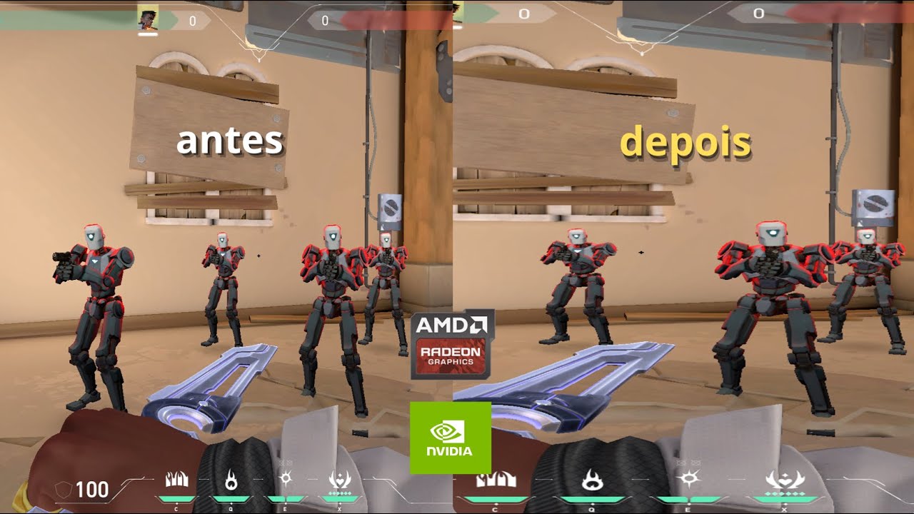 COMO ESTICAR A TELA DO VALORANT SEM APLICATIVO‼️ (AMD E NVIDIA) 2025 ‼️‼️ 💥