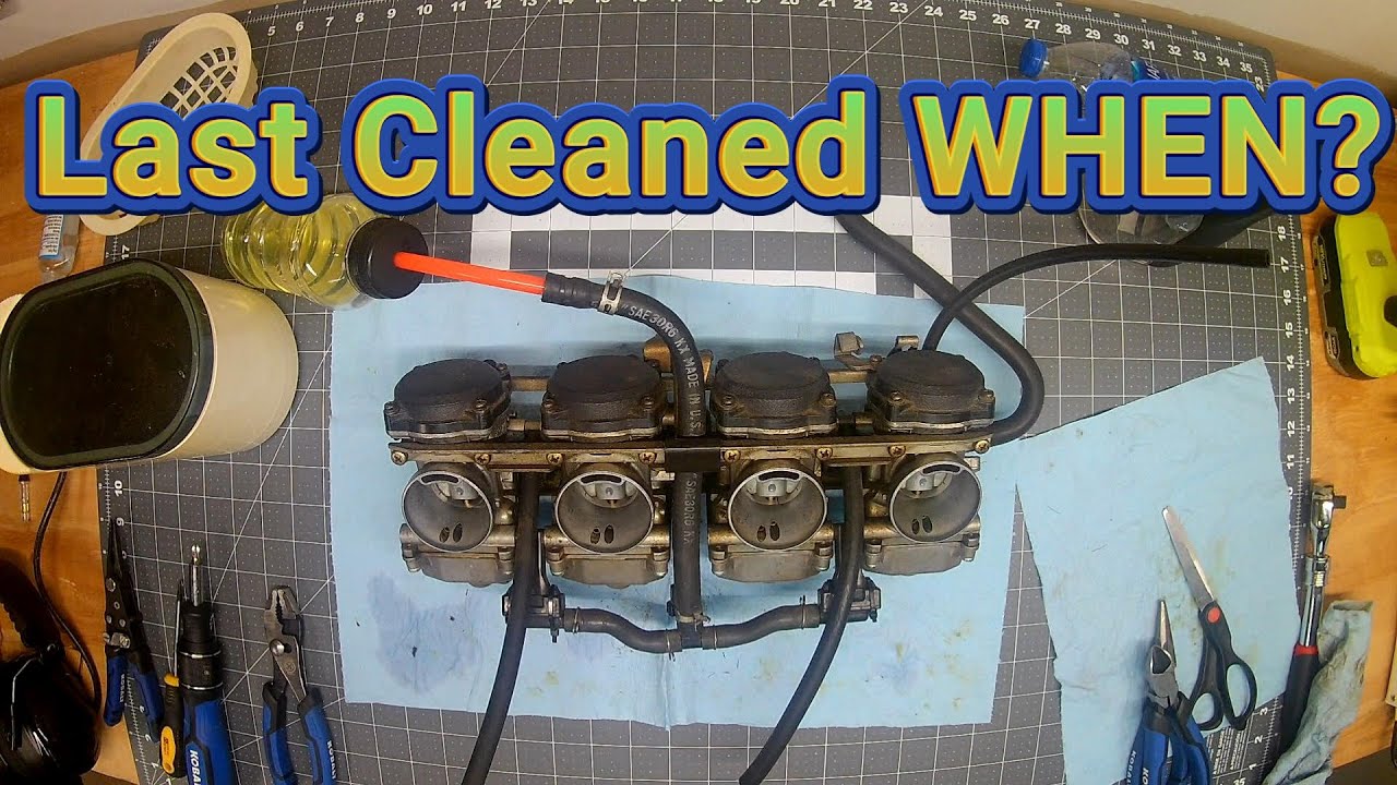 1st Carb Clean: Suzuki Bandit 600 Part 3