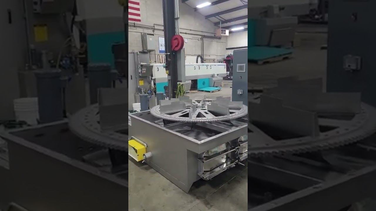 Rotary Indexing Parts Washer Assembly