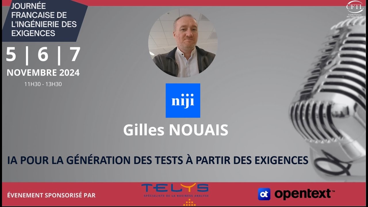 JFIE 2024 - IA pour la génération des tests à partir des exigences