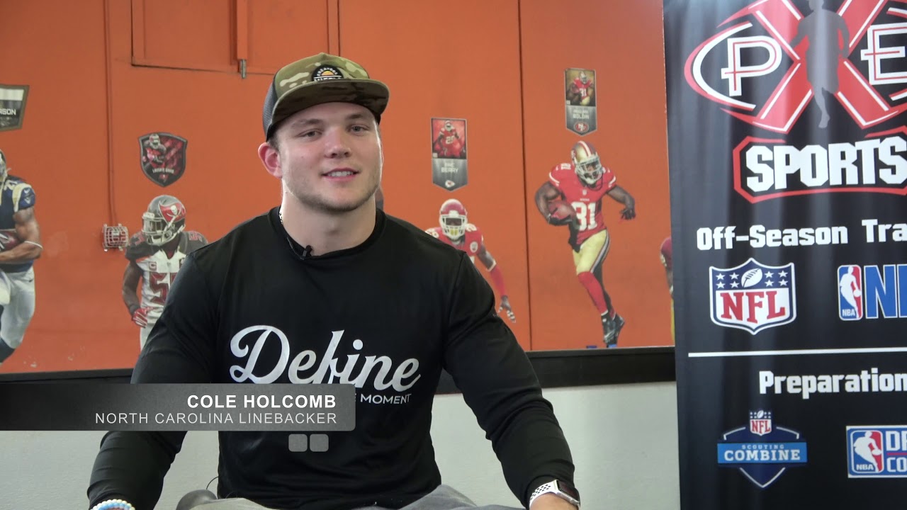 Cole Holcomb Historic Workout at UNC Pro Day