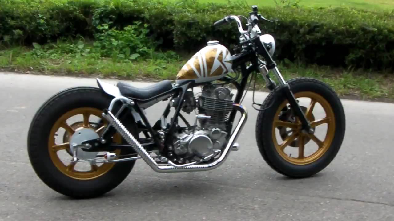 SR400 custom chopper bobber