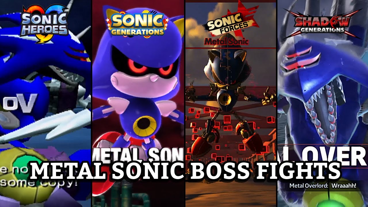 Битвы с боссами Metal Sonic в основных 3D играх Sonic