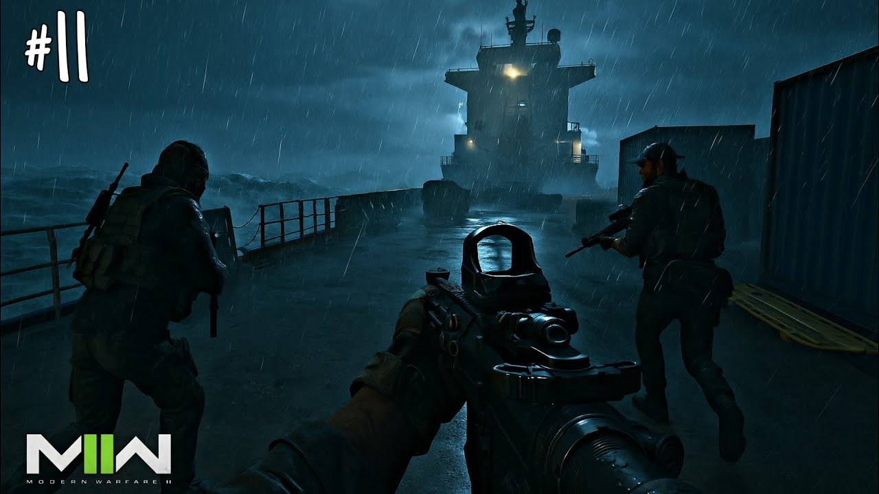 COD Modern Warfare 2 Dark Water Mission in 4K - The Most Intense Missile Mission Ever!