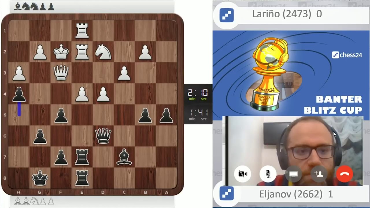 100% Classical | GM Pavel Eljanov vs GM David Lari&ntilde;o - Banter Blitz Cup Highlight