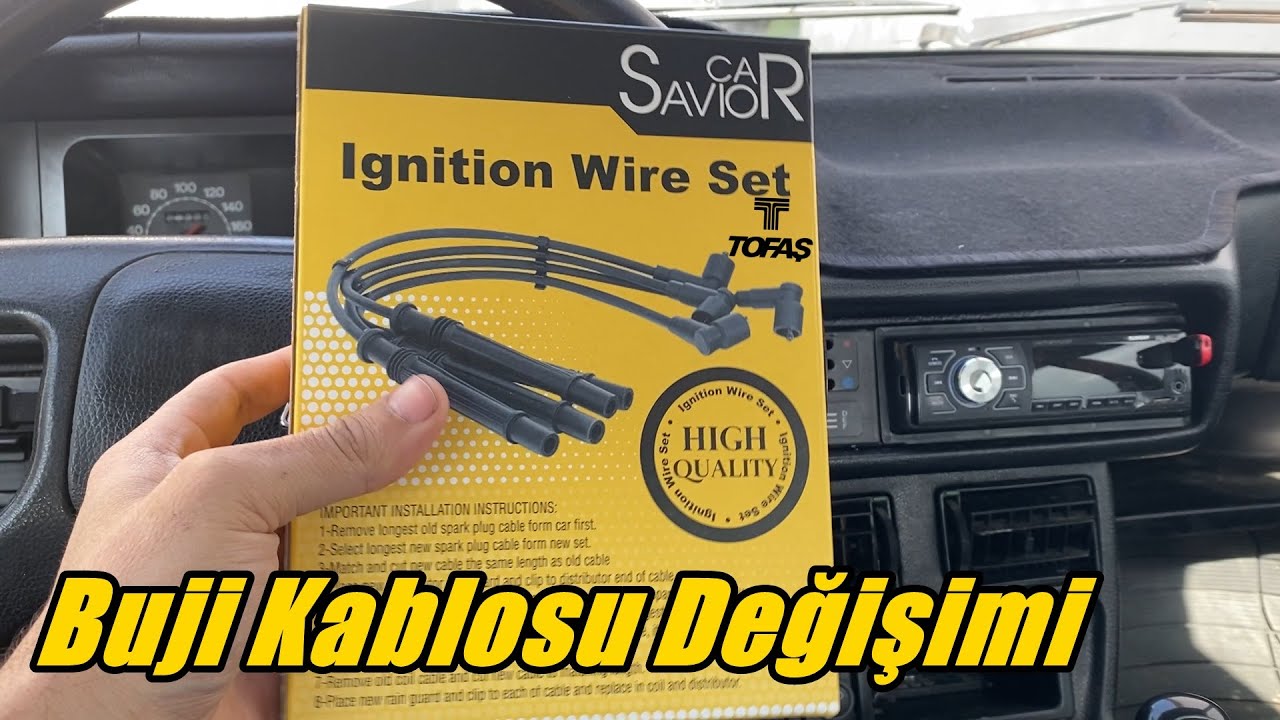 Doğan Slx Buji Kablosu Değişimi | Tofaş Doğan Slx Pedal Lastiği Yenileme