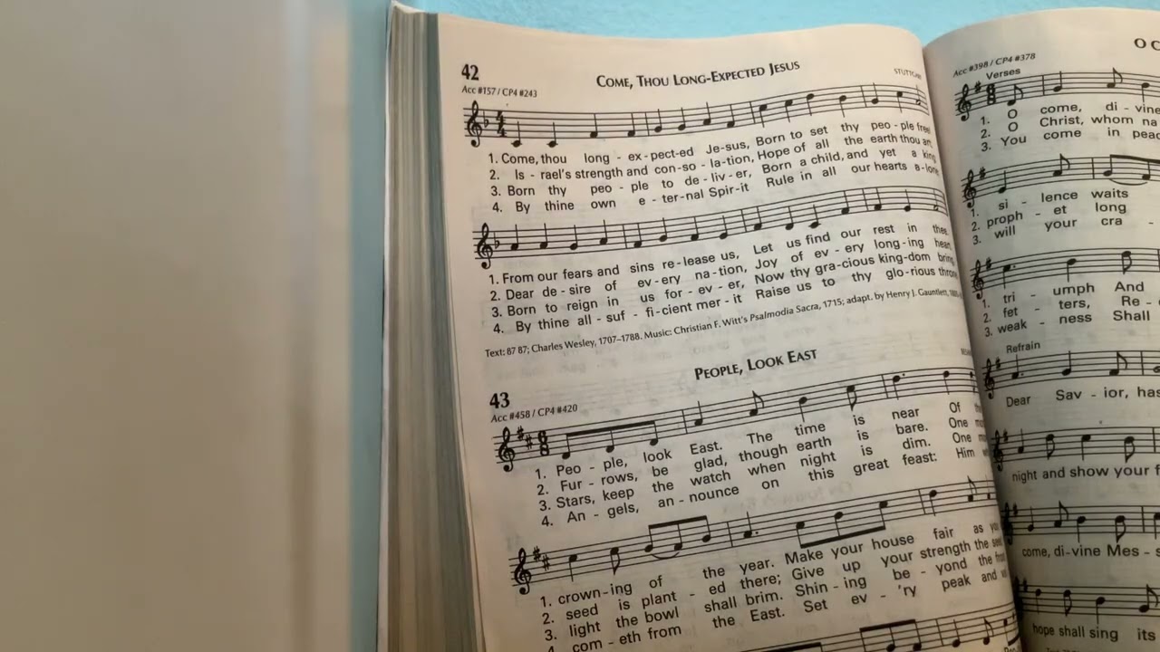 Come Thou Long Expected Jesus- STUGGART (42)