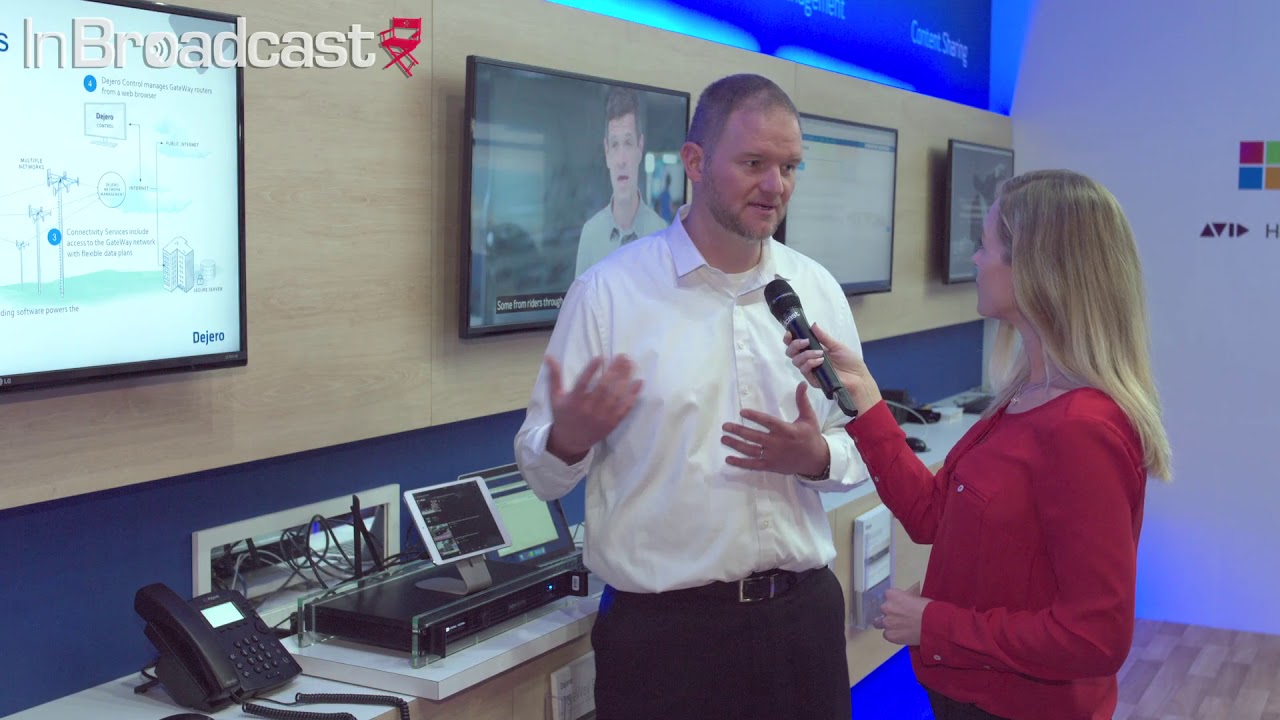 Mobile connectivity: Dejero GateWay solution and workflows on display at IBC2018