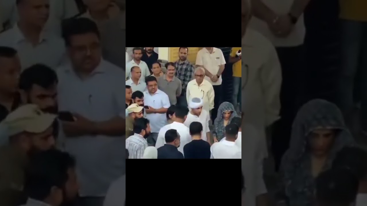 Chief minister omar Abdullah pays last tribute  to bjp mla #omarabdulla #jk #yt #2024 #jknc