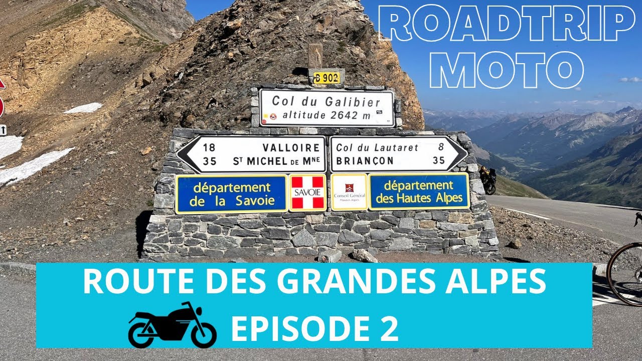 Roadtrip moto en Triumph Trident et Ducati Diavel   Route des Grandes Alpes Ep2