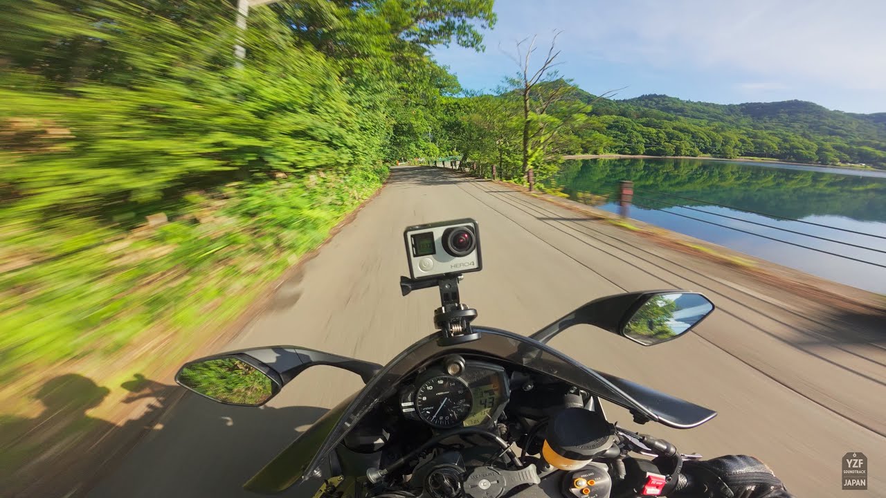 YAMAHA R6 exhaust sound | Mount Akagi