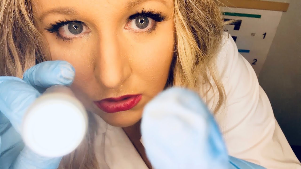 ASMR Face, Eye, Mouth, Nose Exam For New Skin Medication Roleplay