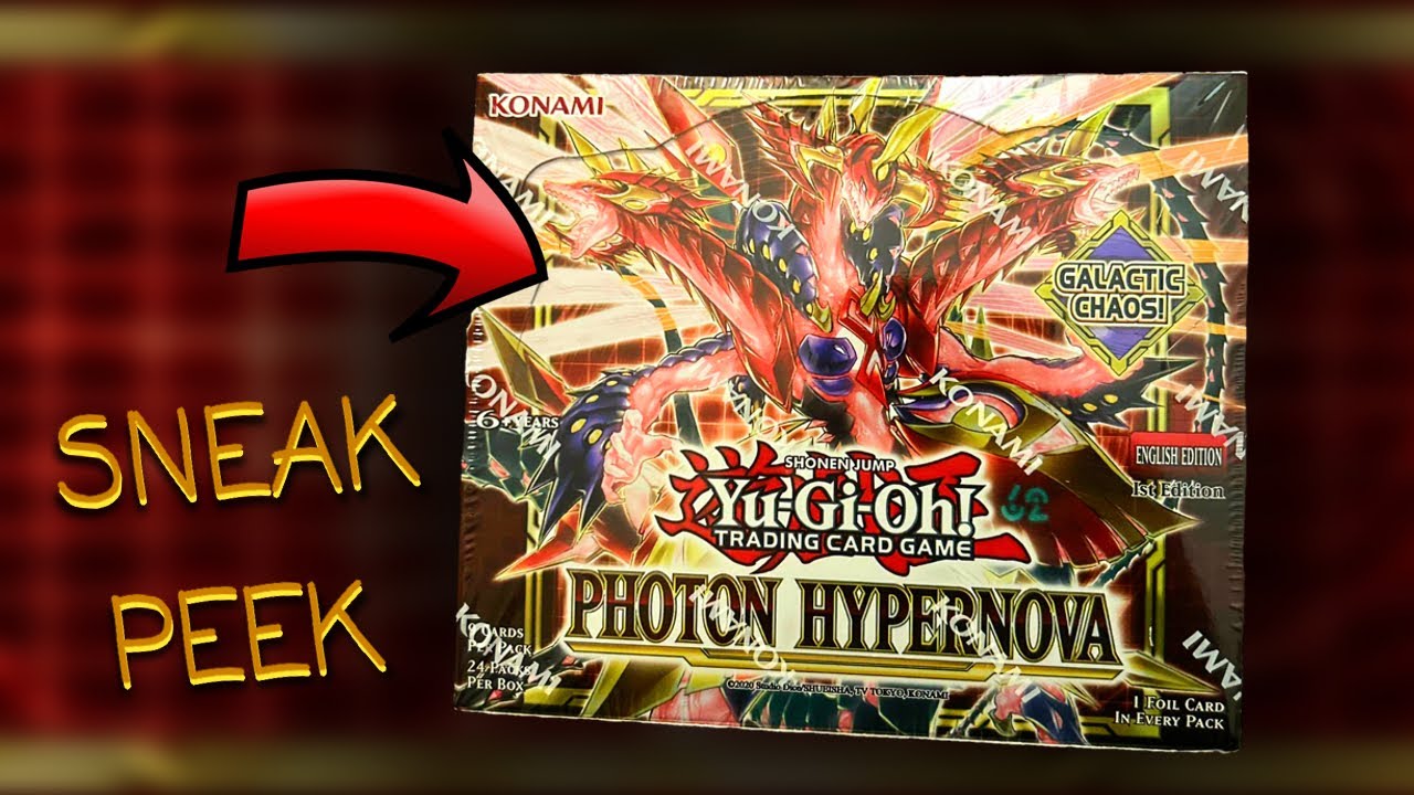 Yu-Gi-Oh! Sneek Peek Photon Hypernova Opening