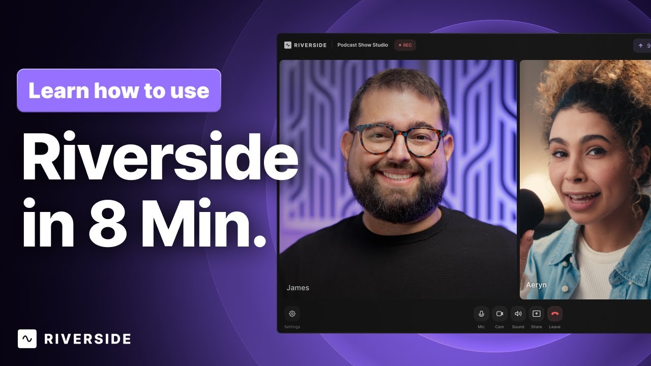 Riverside Platform Overview: How to Record, Edit, and Publish Videos & Podcasts [8 Minute Tutorial]