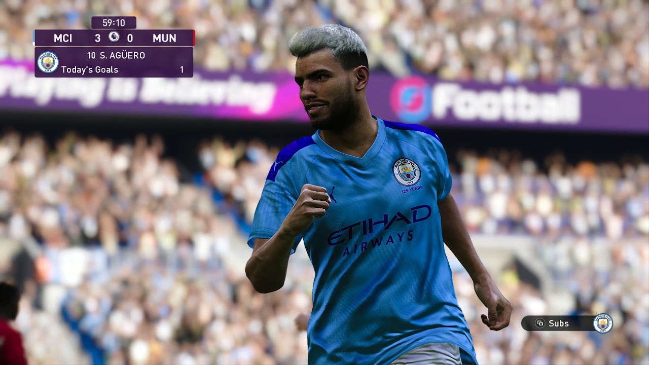 Pes 2020 | Manchester City vs Manchester United | PC Gameplay | Derby and Rivalries - Game 1