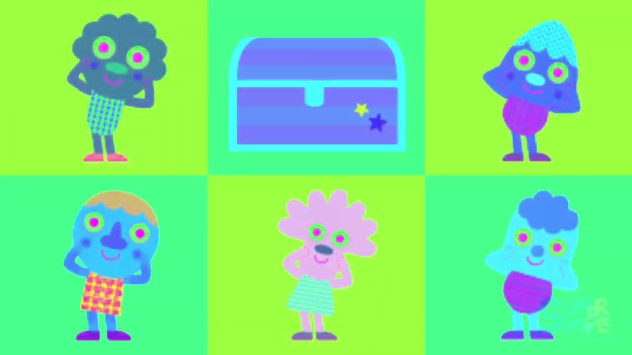 Noodle and Pals What's Inside The Box Intro Logo Effect Sponsored by Klasky Csupo 2001 Effects 