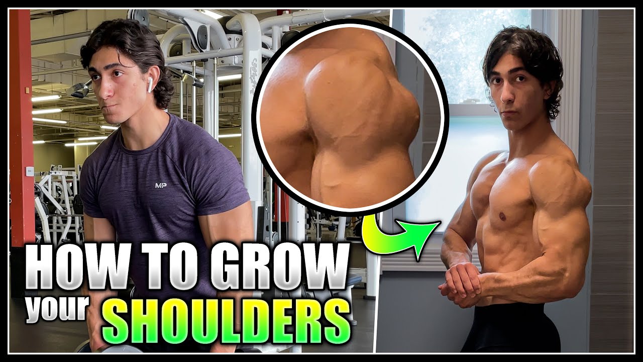 How to Grow your SHOULDERS! Best Exercises & Training Routine