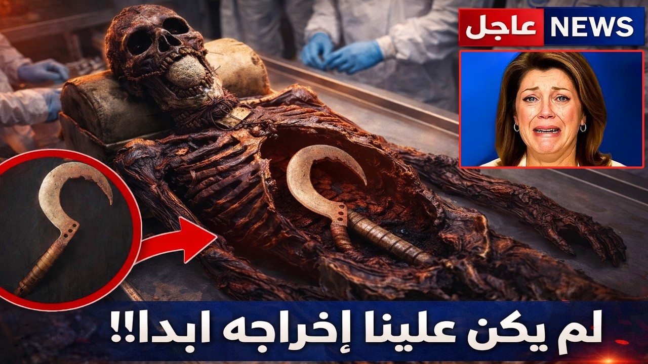 صدمة العلماء بعد استخراج هيكل عظمي مرعب لم يكن من المفترض أن يراه أحد !!