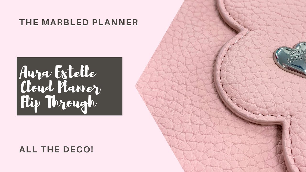 Aura Estelle Cloud Flip Through! | The Marbled Planner